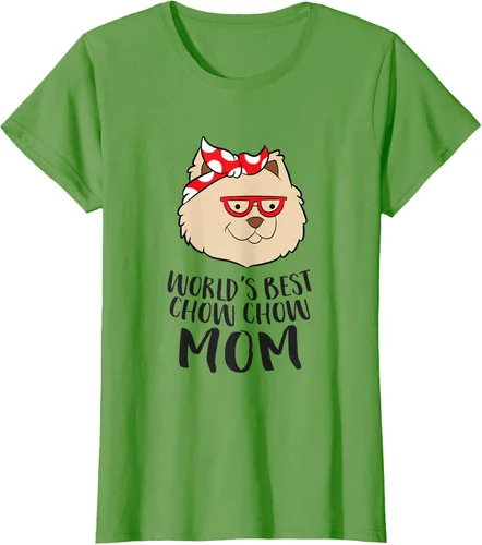Vista 3 de World's Best Chow Chow mamá lindo Chow Chow perro mamá camiseta Blanco