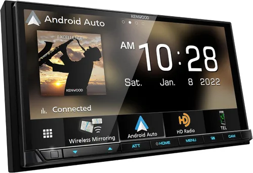 Vista 9 de KENWOOD DMX908S EXCELON Receptor multimedia digital con pantalla táctil LCD de 6.95 pulgadas, Apple CarPlay inalámbrico y Android Auto, doble Din