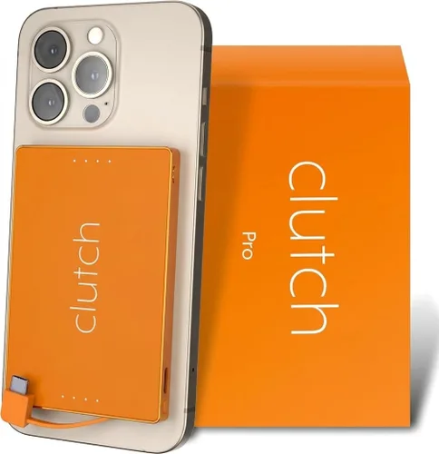 Vista 9 de Clutch - Cargador portátil Pro USB-C - Compatible con dispositivos iPhone 15, 16, 17 y Android - Batería magnética de banco de energía - Aprobado