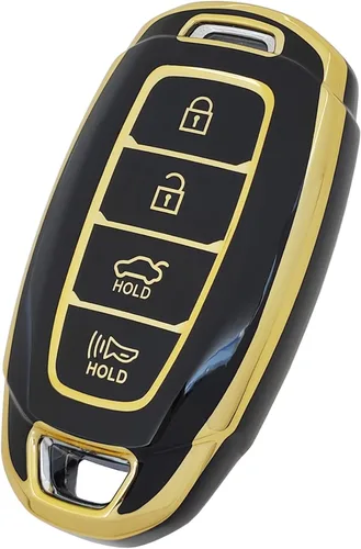 Vista 6 de Funda protectora de TPU suave de 360 grados para Hyundai Palisade Elantra Kona Azera Santa Grandeur IG Key Fob