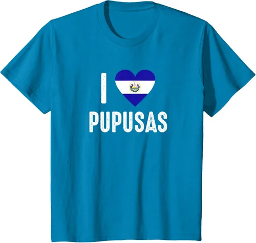 Vista 84 de Camiseta I Love Pupusa from El Salvador