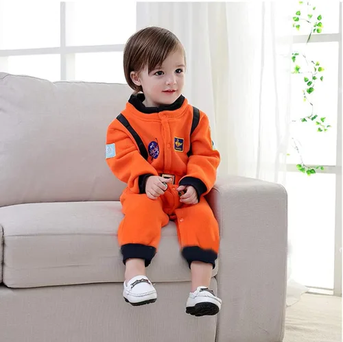 Vista 6 de Digood Mono para niños juego de rol astronauta astronauta disfraz de cosplay traje espacial mono para bebé