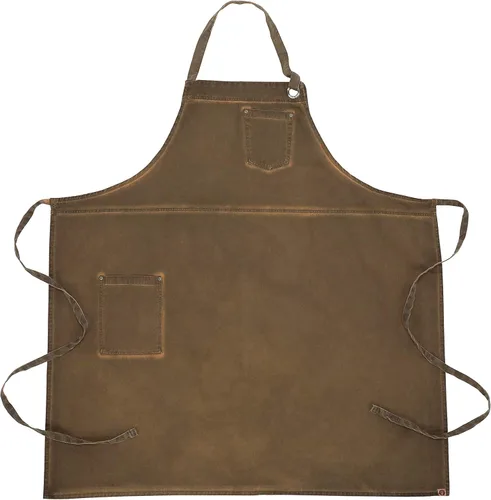 Vista 6 de Chef Works Unisex Dorset Chefs Bib Apron Earth Brown One