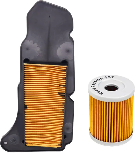 Vista 2 de Road Passion 5RU-14451-30 Filtro de aire 5RU1344000000 Reemplazo del filtro de aceite para YAMAHA YP400 X-Max 400 2013-2019/YP400 MAJESTY 400