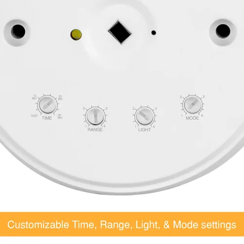 Vista 4 de ENERLITES High Bay - Sensor de movimiento de ocupación de techo de voltaje de línea PIR de 360 grados con atenuación de cosecha de luz diurna