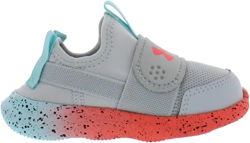 Vista 3 de Under Armour Runplay Fade para bebé niña (niña), GrisNaranja