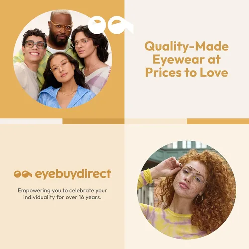 Vista 6 de EYEBUYDIRECT Oversized Sunglasses, Metal Sunglasses for Women and Men with Scratch-Resistant Lens Coating and UV Protection