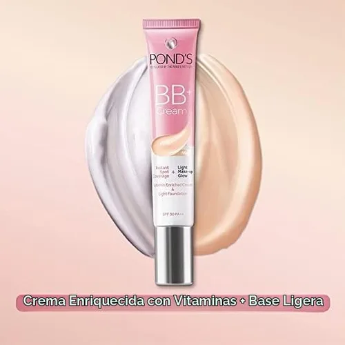 Vista 5 de Abseits BB+ Cream, cobertura instantánea de manchas + maquillaje ligero resplandor, luz, 0.75 onzas