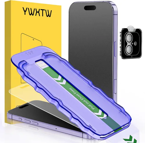 Vista 9 de YWXTW Protector de lente de cámara para iPhone 17 Pro, cobertura completa, protector de pantalla de lente de vidrio templado para iPhone 17 Pro