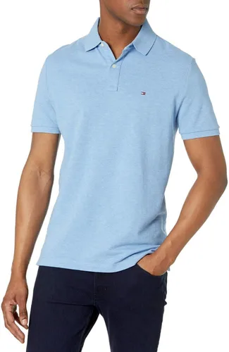 Vista 11 de Tommy Hilfiger Polo de piqué de algodón de manga corta para hombre en ajuste regular