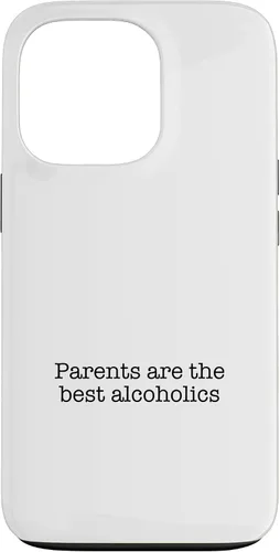 Vista 10 de iPhone XR Parents are the best alcoholics Case