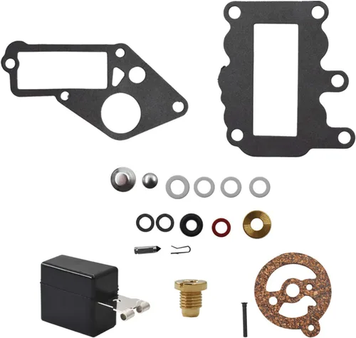 Vista 2 de Autoparts Kit de reparación de carburador con reemplazo de flotador para fueraborda Johnson Evinrude 9.5HP 382048 BRP OMC