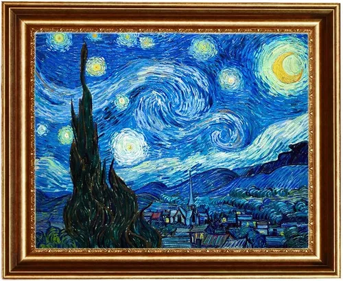 Vista 55 de ELITEART -Van Gogh (12x16, La noche estrellada)