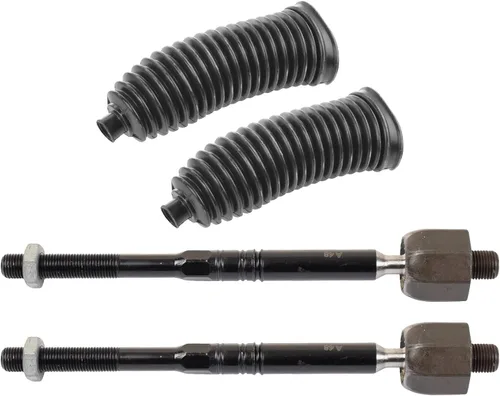 Vista 113 de TRQ Kit de dirección delantera con barra de acoplamiento de fuelle de piñón y cremallera compatible con Toyota Echo 2000-2005