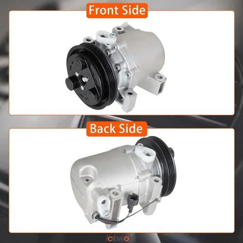 Vista 2 de labwork Compresor de CA con embrague de repuesto para Nissan Xterra 3.3L V6 2000-2004 Reemplazo para Nissan Frontier 3.3L V6 1999-2004 CO 10386C