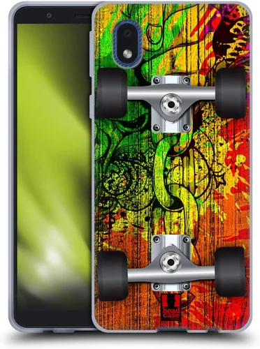 Vista 10 de Head Case Designs Flight Skateboards - Funda de gel suave compatible con Samsung Galaxy A01 Core (2020)