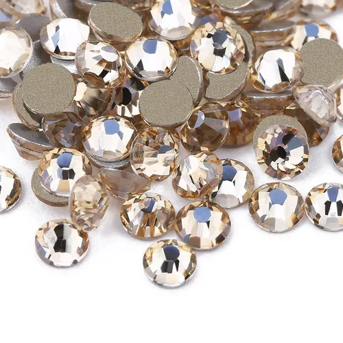 Vista 12 de Dowarm 1440 diamantes de imitación SS4 con parte trasera plana, diamantes de imitación de cristal con parte trasera plana de 0.059 in