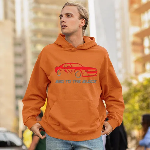 Vista 73 de Bad To The Block - Sudaderas con capucha y cuello redondo para hombre