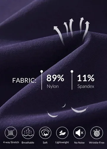 Vista 5 de BALEAF Pantalones cortos de golf para mujer, elásticos, de 4.5 pulgadas, de secado rápido, transpirable, para senderismo, elastano, activos