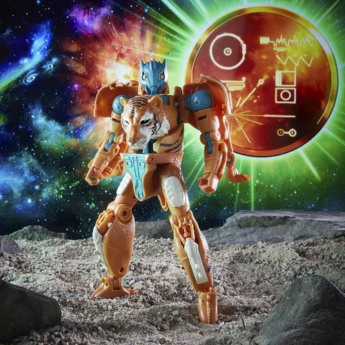 Vista 3 de Transformers Generations War for Cybertron Golden Disk Collection Capítulo 3, Mutant Tigatron, Exclusivo de Tienda