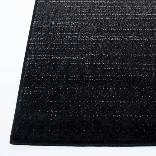 Vista 4 de SAFAVIEH Adirondack Collection - Alfombra decorativa, 2 pies 6 pulgadas x 4 pies, color negro y gris, diseño moderno, no desprende pelusa y de fácil
