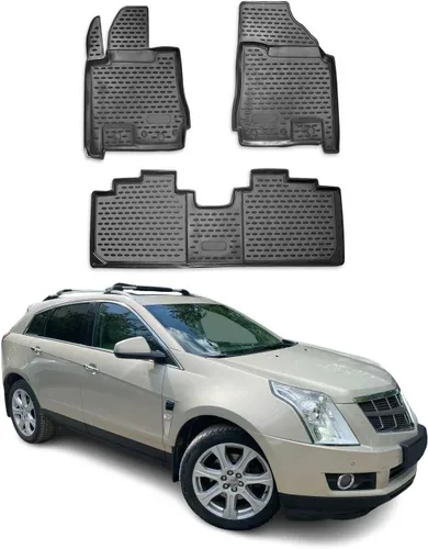 Vista 12 de Tapetes de Carga OMAC para Maletero Trasero de Cadillac SRX 2010-2016, Impermeable TPE, Beige