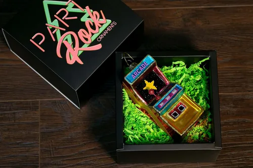 Vista 2 de Party Rock Ornamento de cristal para juego arcade Colección de entretenimiento