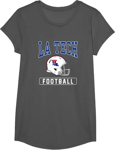 Vista 20 de Camiseta con casco de fútbol Louisiana Tech Bulldogs, Negro