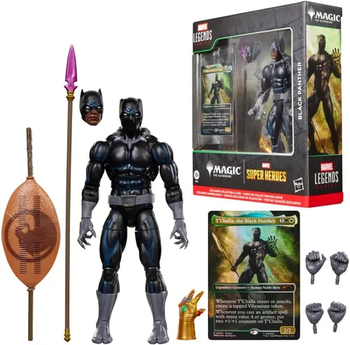 Vista 3 de Marvel Legends Series Magic: The Gathering Black Panther