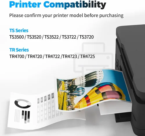 Vista 2 de Cartucho de tinta compatible 275XL 276XL de repuesto para cartuchos de tinta Canon 275 y 276 PG-275XL CL-276XL compatible con PIXMA TR4720 TS3522