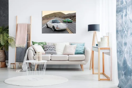 Vista 3 de Porsche Singer 911 - Lienzo decorativo para pared, 30 x 20 pulgadas