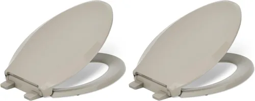 Vista 19 de KOHLER 4639-RL-0 Cachet ReadyLatch Asiento de inodoro redondo con cierre suave, color blanco