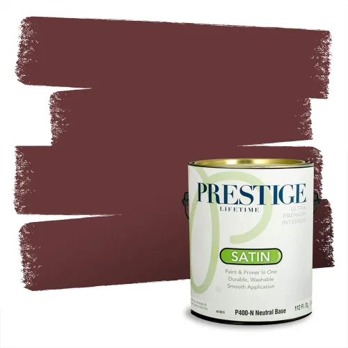 Vista 468 de Prestige Paints Pintura exterior e imprimación en uno, 1 galón, plano, coincidencia comparable de Valspar* Amber Rose*