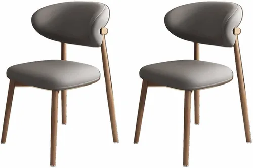 Vista 30 de Solid Wood Dining Chairs Kitchen Chairs Set of 2 Mid Century Modern Dining Chairss with Wooden Frame and Upholstered, Armless, Cafe Casual Chairss