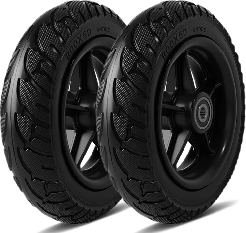 Vista 7 de PRO CAKEN 200x50 rueda de neumático sólido con ruedas de aleación de aluminio para scooter eléctrico, coche de equilibrio 8x2, rueda sólida a prueba