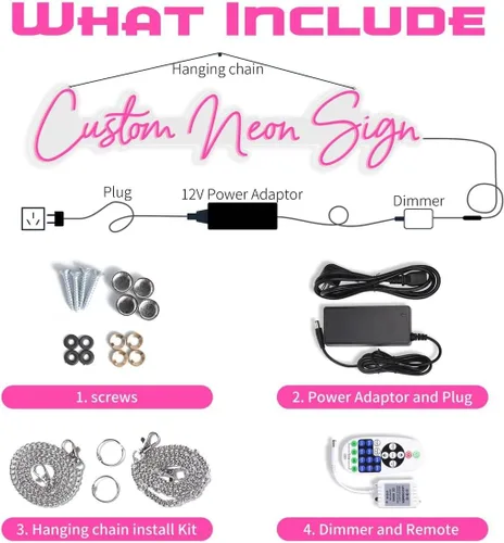 Vista 6 de Letrero de neón personalizado con nombre LED personalizable para decoración de pared, letrero de nombre personalizado para dormitorio, boda, fiesta