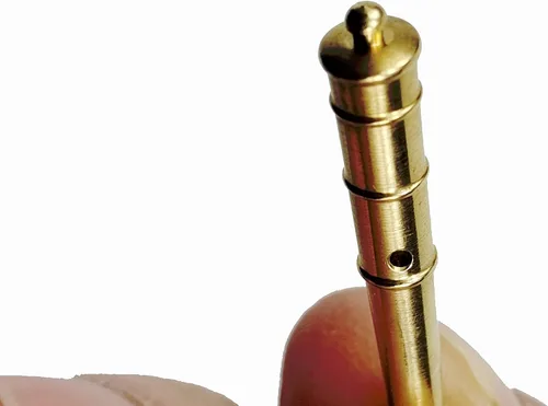 Vista 2 de GAWEGM Accesorios para modelo de barco - Cañones de latón CNC de 1.024 in 10 piezas
