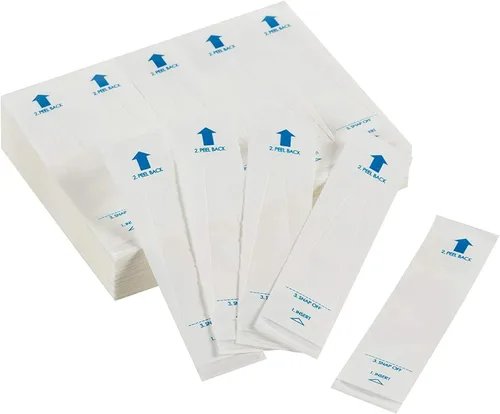 Vista 10 de Juvale Fundas para termómetros, 100 unidades, color blanco, desechables para termómetros digitales y uso oral, rectal, axilas