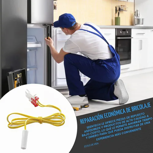 Vista 6 de Sensor de temperatura DA32-10104N de Seentech funciona con refrigerador Sam-Sung; reemplaza a números de pieza: 114002, DA32-10104V