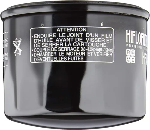 Vista 3 de HiFloFiltro Filtro de aceite estándar negro HF160, individual
