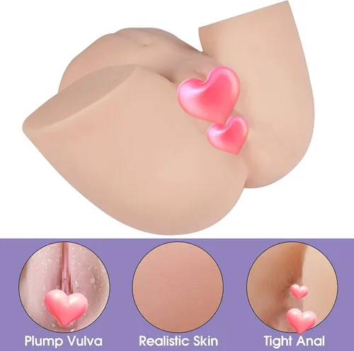 Vista 3 de TANTALY Muñeca sexual de 18.7 libras con 6 cuentas interiores grandes, culo apretado para estimulación intensa, masturbador masculino ultrasuave