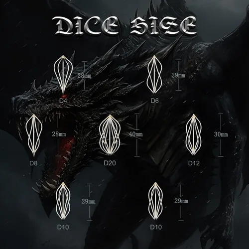 Vista 7 de FONVGOGO Arcanum Dungeons and Dragons Dados de Metal Hueco D y D Poliédricos Geniales RPG Dados para Juegos de Rol DND Regalos D20 D12 D10 D8 D6 D4