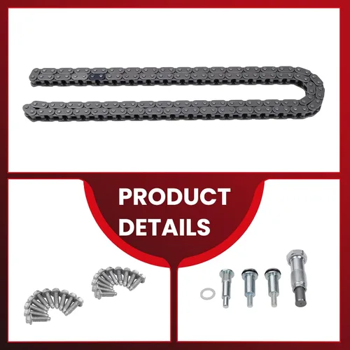 Vista 8 de Kit de cadena de distribución con 2 piñones de sincronización de válvula variable de motor de admisión y escape, compatible con 2013 para Mini