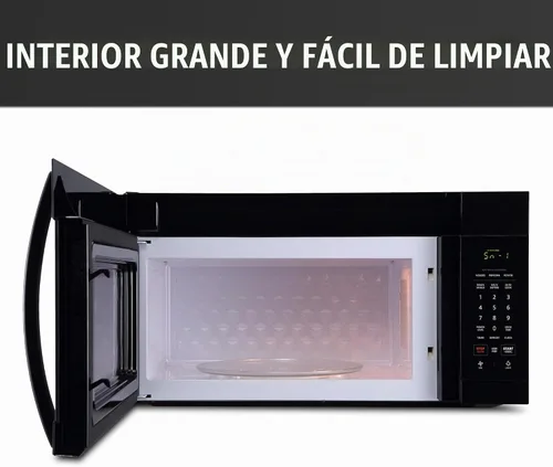 Vista 3 de Farberware Horno microondas sobre la gama, 1.7 pies cúbicos, 1000 W, sensor de cocción, recalentamiento automático, cocción multietapa, función