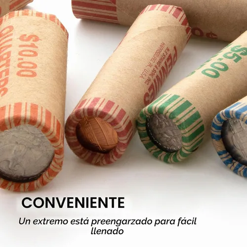 Vista 4 de Bazic 5011 Envoltorios para Monedas de un Centavo, 36 por Paquete