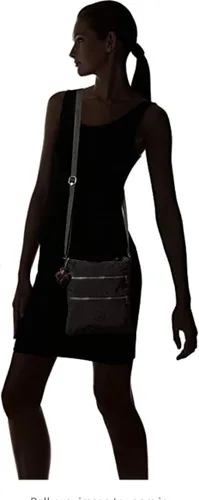 Vista 3 de Kipling Keiko Gm, Negro Tonal, Bandolera