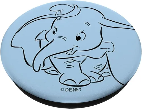 Vista 2 de Disney Dumbo Big Face Portrait PopSockets PopGrip: agarre intercambiable para teléfonos y tabletas