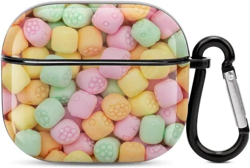 Vista 16 de Linda funda de mariquitas compatible con AirPods 3 con llavero Patrón 304.