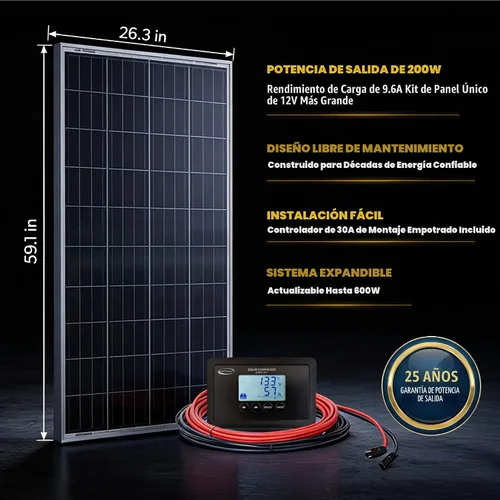 Vista 2 de ¡Go Power! Overlander juego solar Panel solar de plata