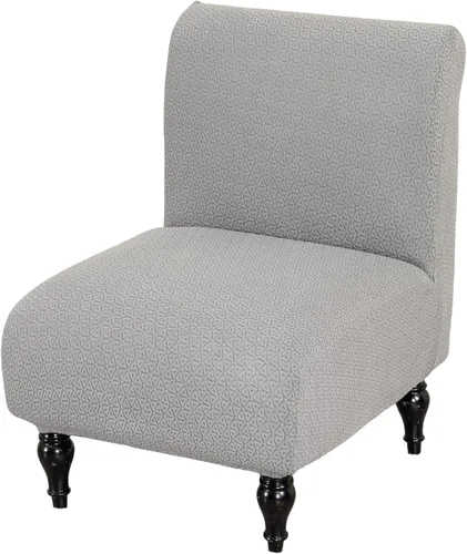 Vista 11 de HAOYONG - Funda de silla sin brazos de acento, funda elástica para silla deslizante con estampado, fundas protectoras para muebles, fundas
